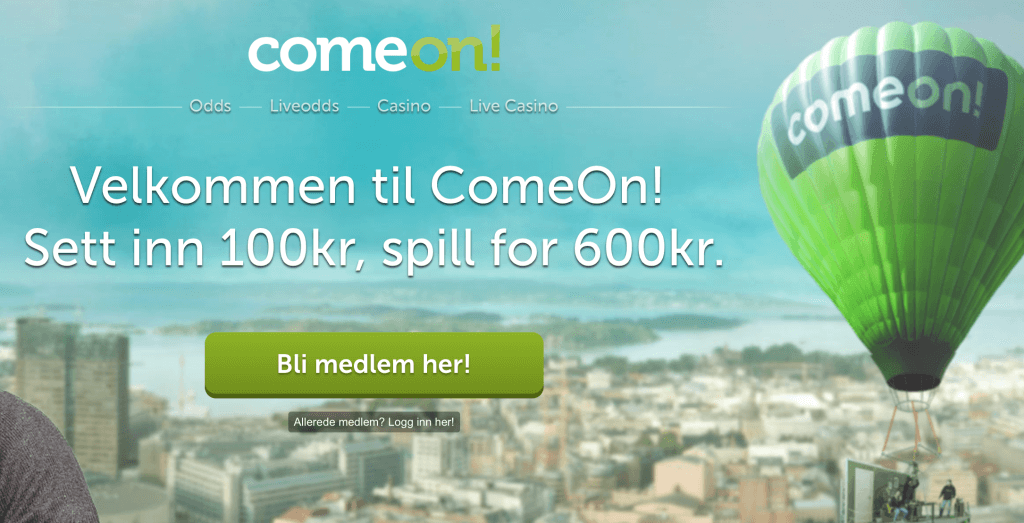 comeon front