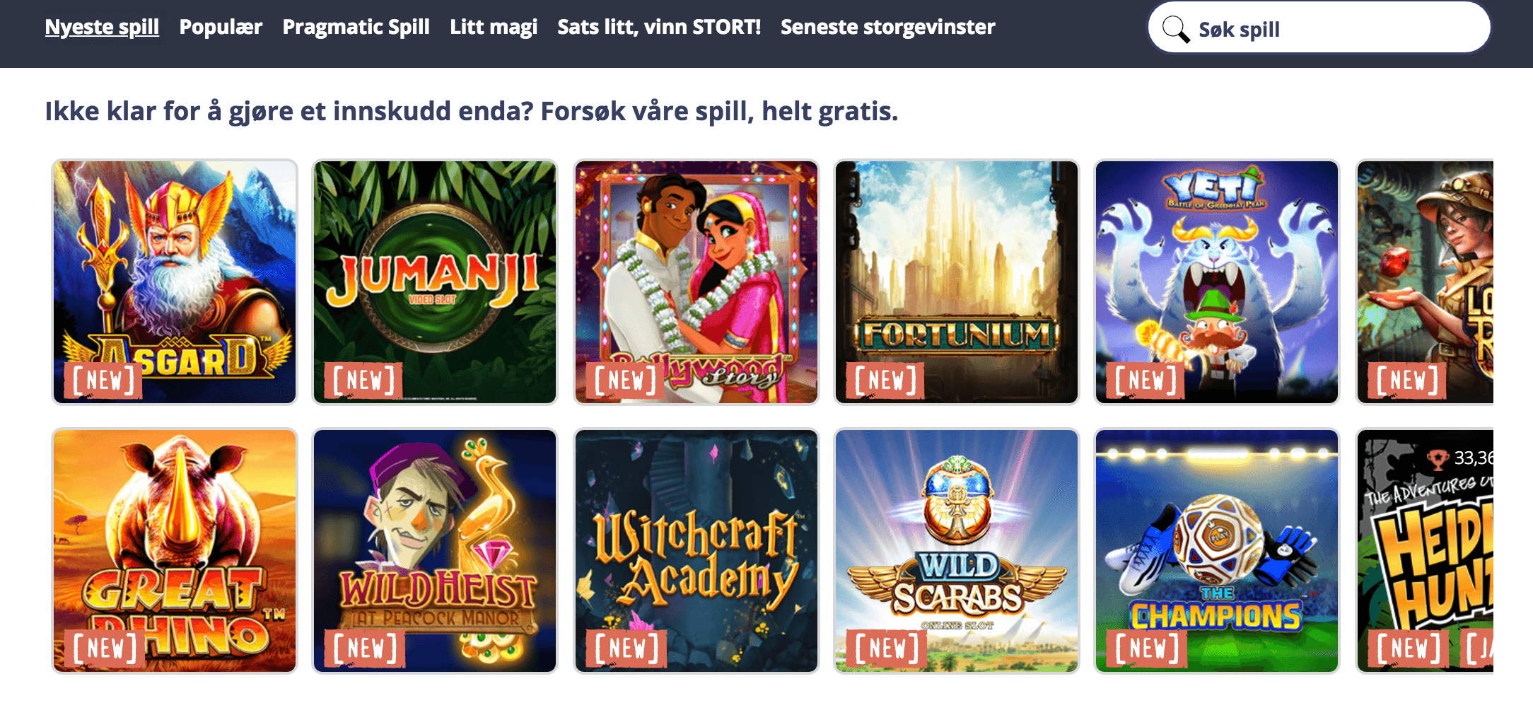 spillutvalg casinor anmeldelse chanz