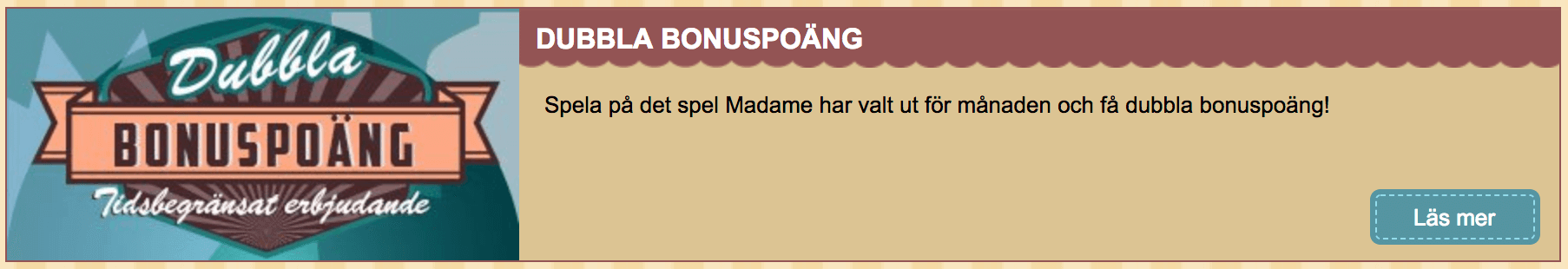 dublabonus madame chance casinor