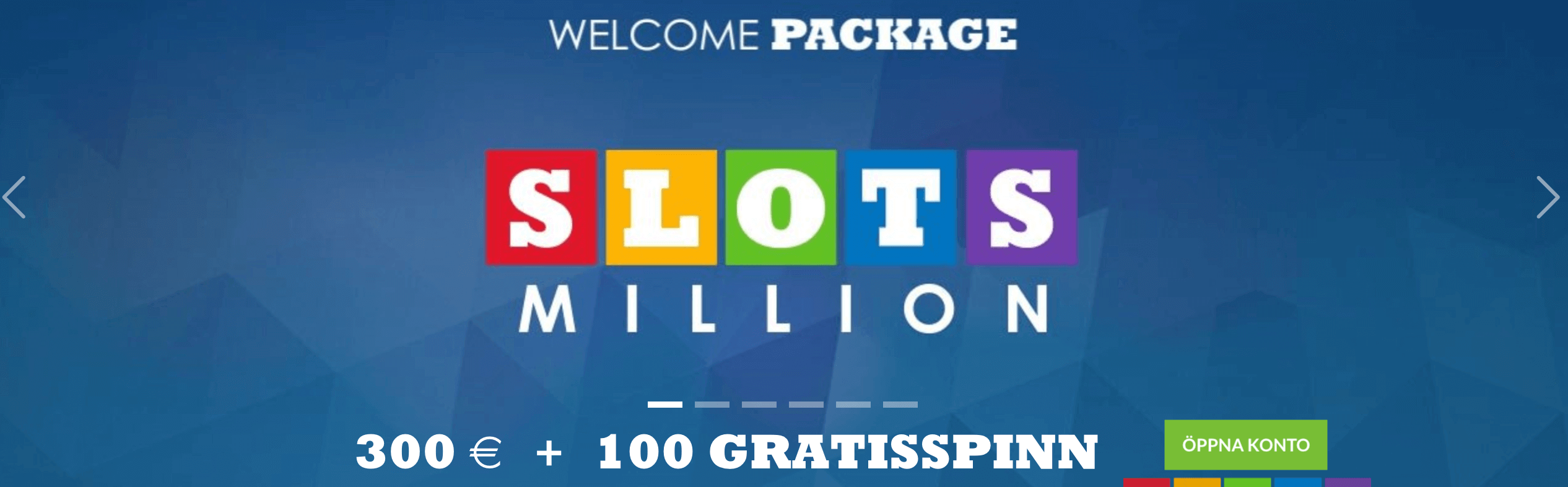 velkomstbonus slotsmillion casinor sv