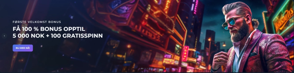 Rebellion Casino - 100% VELKOMSTBONUS OPPTIL 5000 KR + 100 GRATIS SPINN